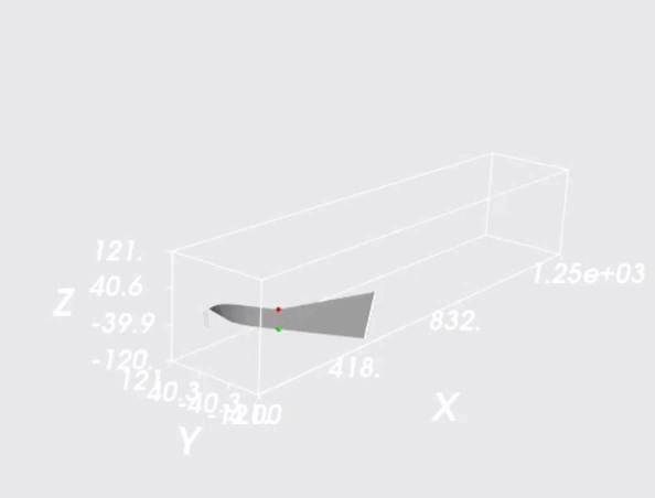 guiFW layer editor showing thickness along the mandrel and axis velocity profiles